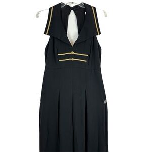 Vintage Cache’ Sailor Jumpsuit Size 10